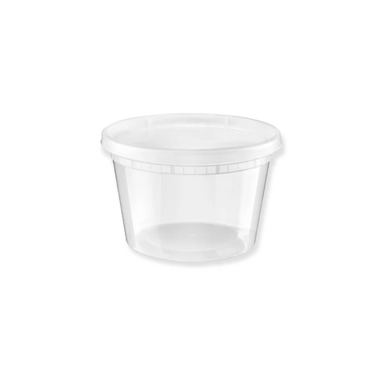 #0269-16oz Plastic Soup Container with Lid-240 Sets