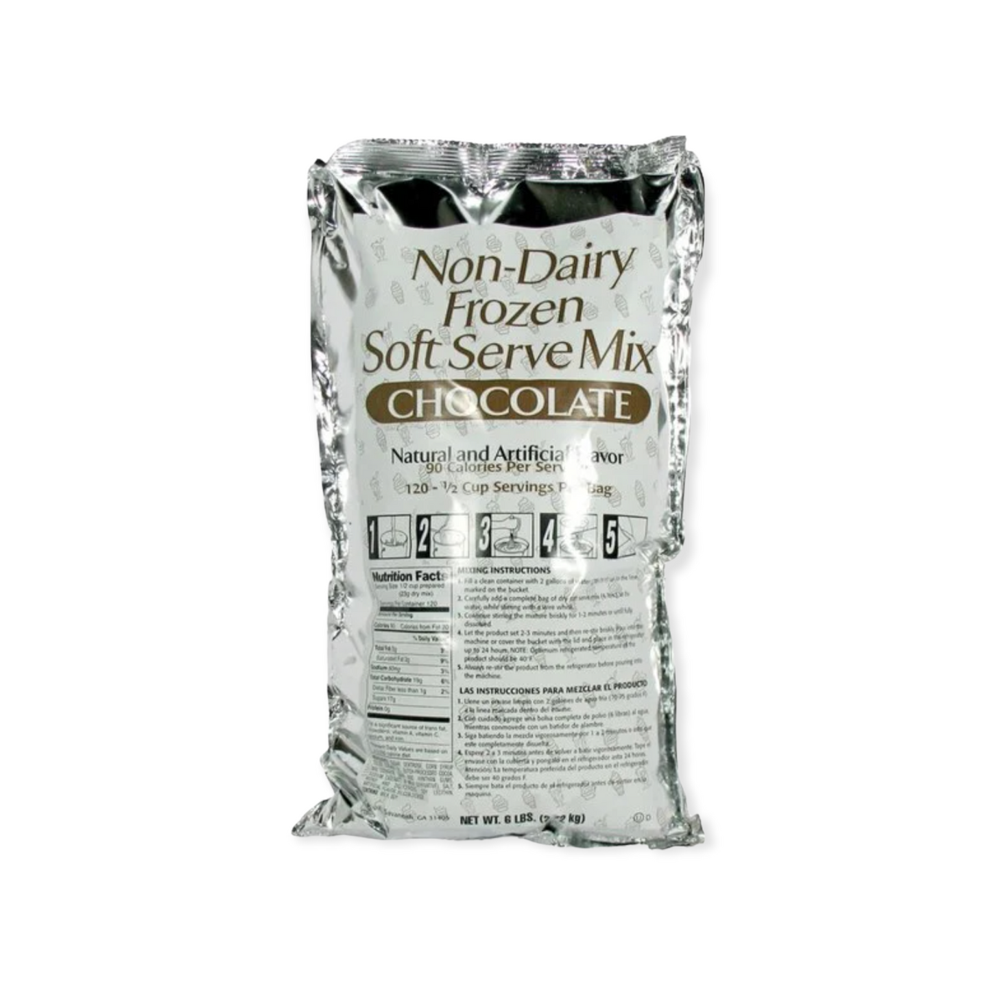 #2813-6CT Chocolate Soft Serve Ice Cream Mix