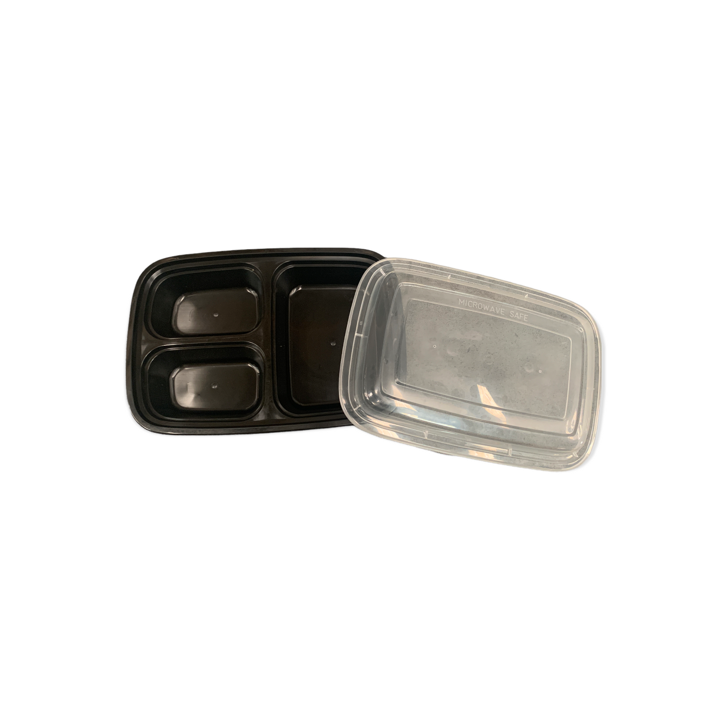 Rectangular Black Containers and Lids-200 Sets