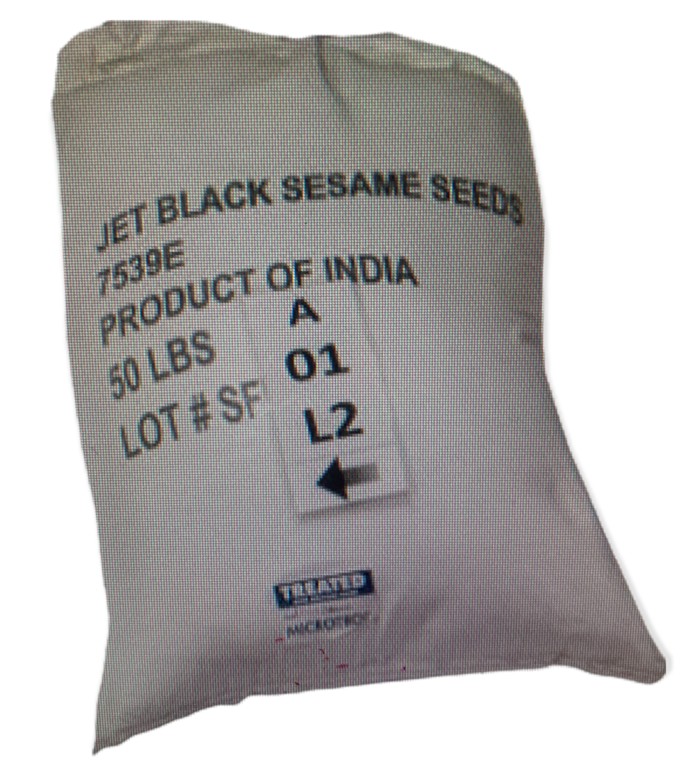 #0493-10ct Jet Black Sesame Seeds-India