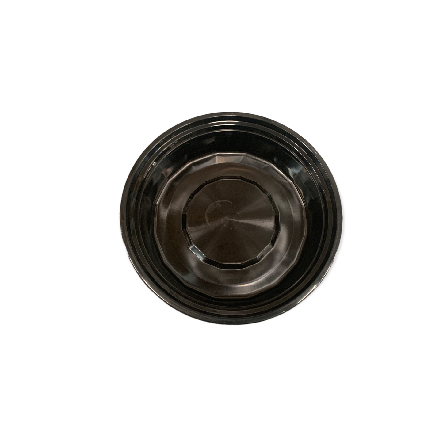 Round Black Containers with Clear Lid-150 Sets